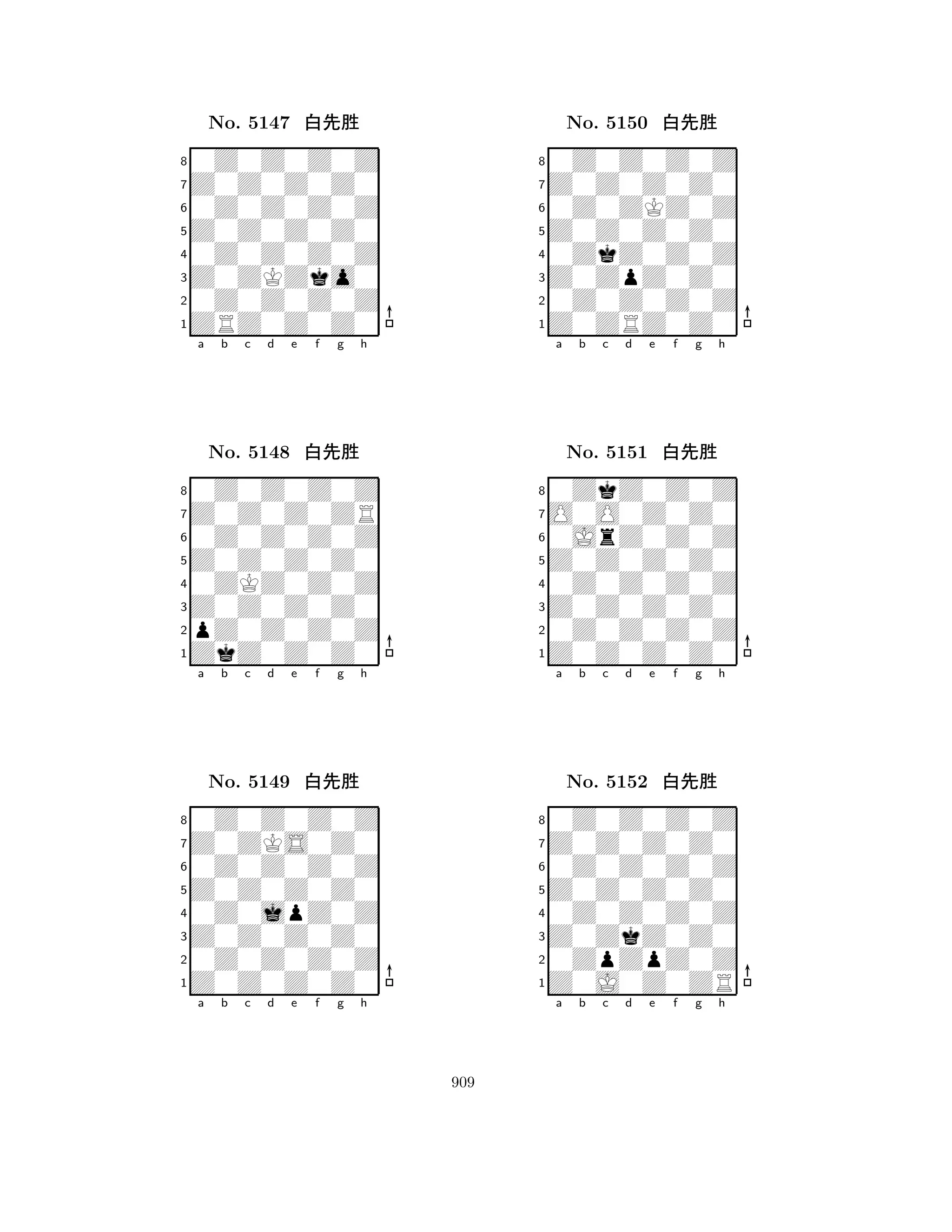 Z0Z0Z0Z0 
8ZRZ0Z0Z0 
Z0ZKZko0 
0Z0Z0Z0Z 
0Z0Z0Z0Z 
0Z0Z0Z0Z 
Z0Z0Z0Z0 
0Z0Z0Z0Z 
No. 5147 xk‘ 
7654321Z0Z0Z0ZR 
0Z0Z0Z0Z 
a b c d e f g h 
0Z0Z0Z0Z 
Z0Z0Z0Z0 
No. 5148 xk‘ 
80ZKZ0Z0Z 
765ZkZ0Z0Z0 
pZ0Z0Z0Z 
Z0Z0Z0Z0 
4321Z0ZKS0Z0 
0Z0Z0Z0Z 
a b c d e f g h 
0Z0Z0Z0Z 
Z0Z0Z0Z0 
No. 5149 xk‘ 
80Z0jpZ0Z 
765Z0Z0Z0Z0 
0Z0Z0Z0Z 
Z0Z0Z0Z0 
4321a b c d e f g h 
Z0Z0Z0Z0 
8Z0ZRZ0Z0 
Z0ZpZ0Z0 
0Z0Z0Z0Z 
0ZkZ0Z0Z 
0Z0Z0Z0Z 
Z0Z0Z0Z0 
0Z0ZKZ0Z 
No. 5150 xk‘ 
7654321O0O0Z0Z0 
0ZkZ0Z0Z 
a b c d e f g h 
0JrZ0Z0Z 
Z0Z0Z0Z0 
No. 5151 xk‘ 
80Z0Z0Z0Z 
765Z0Z0Z0Z0 
0Z0Z0Z0Z 
Z0Z0Z0Z0 
4321Z0Z0Z0Z0 
0Z0Z0Z0Z 
a b c d e f g h 
0Z0Z0Z0Z 
Z0Z0Z0Z0 
No. 5152 xk‘ 
80Z0Z0Z0Z 
765Z0J0Z0ZR 
0ZpZpZ0Z 
Z0ZkZ0Z0 
4321a b c d e f g h 
909 
 