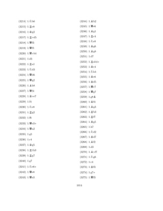 (3214) 1.Nb6 
(3215) 1.Re8 
(3216) 1.Kg2 
(3217) 1.R×d5 
(3218) 1.Qf3 
(3219) 1.Qf5 
(3220) 1.Q×b4 
(3222) 1.Ra1 
(3223) 1.Nd3 
(3224) 1.Qd6 
(3225) 1.Qg2 
(3221) 1.d3 
B(3226) 1.h8 
(3227) 1.Qf4 
(3228) 1.K×e7 
(3230) 1.Ne8 
(3231) 1.Rg2 
(3233) 1.Qe3+ 
(3229) 1.f4 
Q(3234) 1.a2 
(3232) 1.f6 
K(3237) 1.g5 
(3238) 1.R1h3 
(3235) 1.g5 
R(3239) 1.g7 
(3236) 1.c4 
N+ 
(3241) 1.e6(3242) 1.Qe8 
(3240) 1.g7 
Q(3243) 1.a5 
(3244) 1.Bb2 
(3245) 1.Qe6 
(3246) 1.Bg1 
(3247) 1.Rc4 
(3248) 1.Ne8 
(3249) 1.Kg6 
(3250) 1.Bg8 
(3251) 1.d7 
(3252) 1.Rab4+ 
(3253) 1.Kc4 
(3254) 1.Nh4 
(3255) 1.Kc6 
(3256) 1.Kd5 
(3257) 1.Qc7 
(3258) 1.Qg7 
(3259) 1.g8B 
(3260) 1.Kf4 
(3261) 1.Bg3 
(3262) 1.Rb3 
(3263) 1.Rf7 
(3264) 1.Kg5 
(3265) 1.h7 
(3266) 1.Nd2 
(3267) 1.Kd7 
(3268) 1.Bf2 
(3269) 1.d3 
(3270) 1.B×f7 
(3271) 1.Ng6 
(3272) 1.c4 
(3273) 1.Kf3 
(3274) 1.g7+ 
(3275) 1.Qf3 
1014 
 