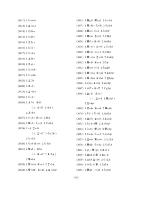 (3611) 1.N×e5+ 
(3612) 1.R×e5+ 
(3613) 1.Nd6+ 
(3614) 1.Nd6+ 
(3615) 1.Rd4+ 
(3616) 1.Nc5+ 
(3617) 1.Nb6+ 
(3618) 1.Bd6+ 
(3619) 1.Ra4+ 
(3620) 1.N×d4+ 
(3621) 1.N×d6+ 
(3622) 1.Rf2+ 
(3623) 1.Re5+ 
(3624) 1.Rcd6+ 
(3625) 1.Nc5+ 
(3626) 1.Bf5+Kd5 
( 1...K×f5 2.e4# ) 
2.Be4# 
(3627) 1.Nb6+K×e4 2.f3# 
(3628) 1.Qe5+N×e5 2.Nd6# 
(3629) 1.d4 R×d4 
( 1...R×h7 2.Nd2# ) 
2.Ne5# 
(3630) 1.Ne4 K×e4 2.Nf6# 
(3631) 1.Qa7+Kb5 
( 1...K×a7 2.Bc5# ) 
2.Qa6# 
(3632) 1.Q×e4+K×e4 2.Re3# 
(3633) 1.Q×d4+K×d4 2.R×d5# 
(3634) 1.Qg1+Q×g1 2.d×c3# 
(3635) 1.Q×f6+N×f6 2.Ne6# 
(3636) 1.Qe5+f×e5 2.Ne6# 
(3637) 1.Qe5+R×e5 2.Nf4# 
(3638) 1.Qf5+K×f5 2.Bd3# 
(3639) 1.Q×e4+B×e4 2.Ne3# 
(3640) 1.Qc4+N×c4 2.Nf3# 
(3641) 1.Q×d5+R×d5 2.Ne6# 
(3642) 1.Qc4+K×c4 2.f5# 
(3643) 1.Qe5+f×e5 2.Ng3# 
(3644) 1.Q×d5+K×d5 2.Bb7# 
(3645) 1.Q×h6+K×h6 2.Rh8# 
(3646) 1.Nfe4 B×b3 2.Bc3# 
(3647) 1.Bf7+K×f7 2.Ng5# 
(3648) 1.Rc4+K×c4 
( 1...R×c4 2.Qa5# ) 
2.Ra4# 
(3649) 1.Ra4+K×a4 2.Qe4# 
(3650) 1.Nf4+N×f4 2.Bd5# 
(3651) 1.Re8+R×e8 2.Bd5# 
(3652) 1.Nc4 e1Q2.B×b5# 
(3653) 1.Nc8+Q×c8 2.Qd4# 
(3654) 1.Ne4+N×e4 2.Nd5# 
(3655) 1.Rc8+Q×c8+2.Nc7# 
(3656) 1.Qd2+N×d2 2.Nd5# 
(3657) 1.g5+Q×g5 2.Rh7# 
(3658) 1.Rh2 a1Q2.Rg1# 
(3659) 1.Bb8 R×b8 2.Nc7# 
(3660) 1.d8Nd1Q2.Nf7# 
(3661) 1.Qd3+c×d3 2.Na6# 
1023 
 