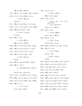 2.Q×d8+Qe8 3.Q×e8# 
(3779) 1.Q×h7+K×h7 2.Rh3+Rh6 3.R×h6# 
(3780) 1.N×h7+R×h7 2.Qh6+R×h6 
( 2...Rg7 3.Q×g7# ) 
3.B×h6# 
(3781) 1.Qg6+N×g6 2.Rh4+N×h4 3.g4# 
(3782) 1.N×g7+B×g7 2.R×e6+f×e6 3.Qg6# 
(3783) 1.Qg6 f×g6 2.R×g7+Kf8 
( 2...Kh8 3.N×g6# ) 
3.N×g6# 
(3784) 1.Qc7+Ka6 
( 1...Ka8 2.Qa7# ) 
2.Q×c8+K×b5 3.Qc4# 
(3785) 1.Qh7+N×h7 2.Ng6+Kg8 3.Bd5# 
(3786) 1.Q×g3+h×g3+2.Kg1 h4 3.Nf4# 
(3787) 1.Bf2+N×f2 2.Nd4 e5 3.Nc2# 
(3788) 1.Q×g7+K×g7 2.Rg3+Kh8 
( 2...Kh6 3.Rh4# ) 
3.Bf6# 
(3789) 1.Q×g6+f×g6 2.f7+Q×f7 3.Rh8# 
(3790) 1.Q×c7+R×c7 
( 1...Ka8 2.Qc8+R×c8 3.R×c8# 
) 
2.R×d8+Rc8 3.Rd×c8# 
(3791) 1.Nb6+a×b6 2.Q×c6+b×c6 3.Ba6# 
(3792) 1.Qg4+B×g4 2.R×h6+g×h6 3.Bf7# 
(3793) 1.B×g7+K×g7 2.Qg5+Kh8 3.Qf6# 
(3794) 1.Q×c5+d×c5 
( 1...Nb5 2.Nc4# ) 
2.Nc4+Kb5 3.Rb6# 
(3795) 1.R×g5+Kf7 
( 1...K×g5 2.Rg1# ) 
2.Qh7+Kf8 3.Rg8# 
(3796) 1.Rb7+B×b7 
( 1...Rb6 2.R× b6+ Nb5 
3.Rb×b5# ) 
( 1...Nb5 2.Rb×b5# ) 
2.Nc2+N×c2 3.Rb5# 
(3797) 1.Rb7+Ka8 
( 1...K×a6 2.Qb6# ) 
2.Ra7+K×a7 3.Qb7# 
(3798) 1.Q×f7+N×f7 
( 1...Kd8 2.Ne6# ) 
2.B×f7+Kd8 3.Ne6# 
(3799) 1.Qh8+K×h8 2.N×f7+Kg8 3.Nh6# 
(3800) 1.Q×h7+N×h7 
( 1...Kf8 2.Ng6# ) 
2.B×h7+Kf8 
( 2...Kh8 3.Ng6# ) 
3.Ng6# 
(3801) 1.Q×g8+K×g8 2.Rh8+K×h8 3.Bf7# 
(3802) 1.Qg6+f×g6 2.h×g6+Kh8 3.Nf7# 
(3803) 1.Rd1 Ra6 2.Ra1+B×a1 3.Nc1# 
(3804) 1.Ba5+K×a5 2.c3 Qh1 3.b4# 
(3805) 1.Qf5+Kh4 2.Rh1# 
(3806) 1.Qe2+Kc2 2.d3+K×c1 3.O-O# 
(3807) 1.Qd8+R×d8 2.R×d8+N×d8 3.Re8# 
(3808) 1.Ng5+R×g5 2.Rf6+K×f6 3.Rd6# 
(3809) 1.Ng5+h×g5 2.Rh1+Q×h1 3.R×h1# 
(3810) 1.Qg7+R×g7 2.h×g7+Kg8 3.Nh6# 
(3811) 1.Qf8+Bg8 2.Qf6+B×f6 3.B×f6# 
1027 
 