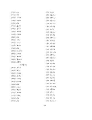 (243) 1.c4+ 
(244) 1.f6# 
(245) 1.Nb5# 
(246) 1.Rg6# 
(247) 1.e7# 
(248) 1.Ra7# 
(249) 1.Re7# 
(250) 1.Bh5# 
(251) 1.Nd5# 
(252) 1.a3# 
(253) 1.Nf5# 
(254) 1.Nf7# 
(255) 1.Qc6# 
(256) 1.c5# 
(257) 1.N×d7# 
(258) 1.g×h7# 
(259) 1.Qb8# 
(260) 1.Q×g8# 
(261) 1.d8Q# 
( 1.d8R# ) 
(262) 1.Bc7# 
(263) 1.Bf7# 
(264) 1.Nb4# 
(265) 1.B×f7# 
(266) 1.Nfe7# 
(267) 1.e×d6# 
(268) 1.c6# 
(269) 1.f×g5# 
(270) 1.Qg7# 
(271) 1.Bb8# 
(272) 1.Nf6# 
(273) 1.c5# 
(274) 1.g5# 
(275) 1.c6# 
(276) 1.Rd8# 
(277) 1.Qb4# 
(278) 1.Rh5# 
(279) 1.Bh3# 
(280) 1.Nf5# 
(281) 1.c7# 
(282) 1.Rh8# 
(283) 1.Nf7# 
(284) 1.Qh1# 
(285) 1.e8N# 
(286) 1.Ng6# 
(287) 1.Qf8# 
(288) 1.f8N# 
(289) 1.B×g7# 
(290) 1.Qa7# 
(291) 1.Rh8# 
(292) 1.g5# 
(293) 1.Ne6# 
(294) 1.Ra5# 
(295) 1.Bd8# 
(296) 1.Rc6# 
(297) 1.Bc4# 
(298) 1.g×f5# 
(299) 1.Qf7# 
(300) 1.Bh6# 
(301) 1.N×c7# 
(302) 1.Qc6# 
(303) 1.f7# 
(304) 1.Nc5# 
(305) 1.O-O# 
(306) 1.a×b6# 
945 
 