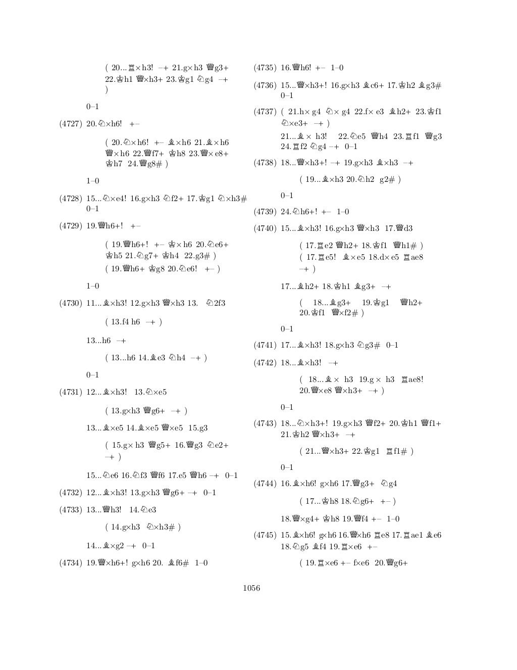 Chess 5334 problems combinations & games
