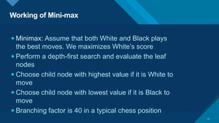 Chess engine presentation