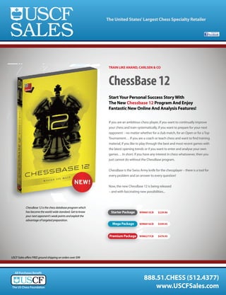 ChessBase 11 – Color diagrams online and in documents