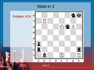 Mate in 2
Problem #14
Page 99
 