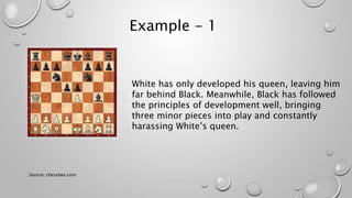 Chess opening principles for beginners 