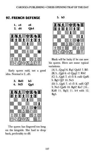 BRUCE ALBERSTON
98. FRENCH DEFENSE
1. e4 e6
2. d4 d5
The standard starting position
for the French Defense. White's e4-
pa...