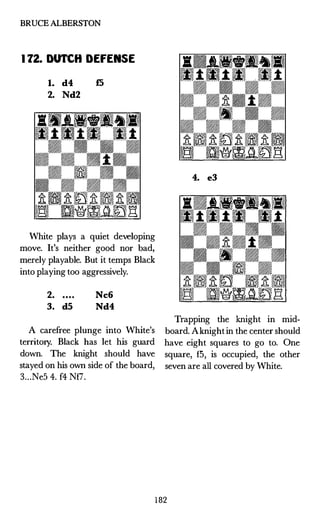 CARDOZA PUBLISHING • CHESS OPENING TRAP OF THE DAY
I 'l3. DUTCH DEFENSE
1. d4 :G
2. Bg5 h6
3. Bh4 g5
4. Bg3 f4
It looks li...