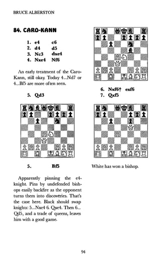CARDOZA PUBLISHING • CHESS OPENING TRAP OF THE DAY
85. SICILIAN DEFENSE
I. e4 c5
2. b4
The Sicilian Wing Gambit. It
may no...