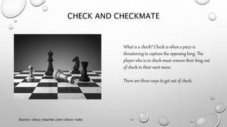 Chess rules for beginners part 3 | PPT