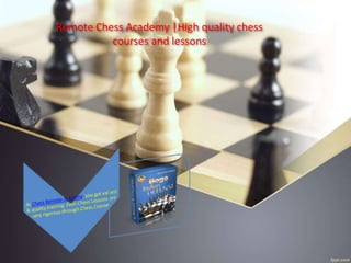 Remote Chess Academy |High quality chess
courses and lessons
 