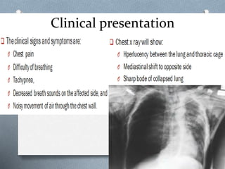 Clinical presentation
 