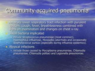 Chest Infection Examples Chest Infections | PPT