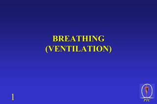 PTC
1
BREATHING
(VENTILATION)
 