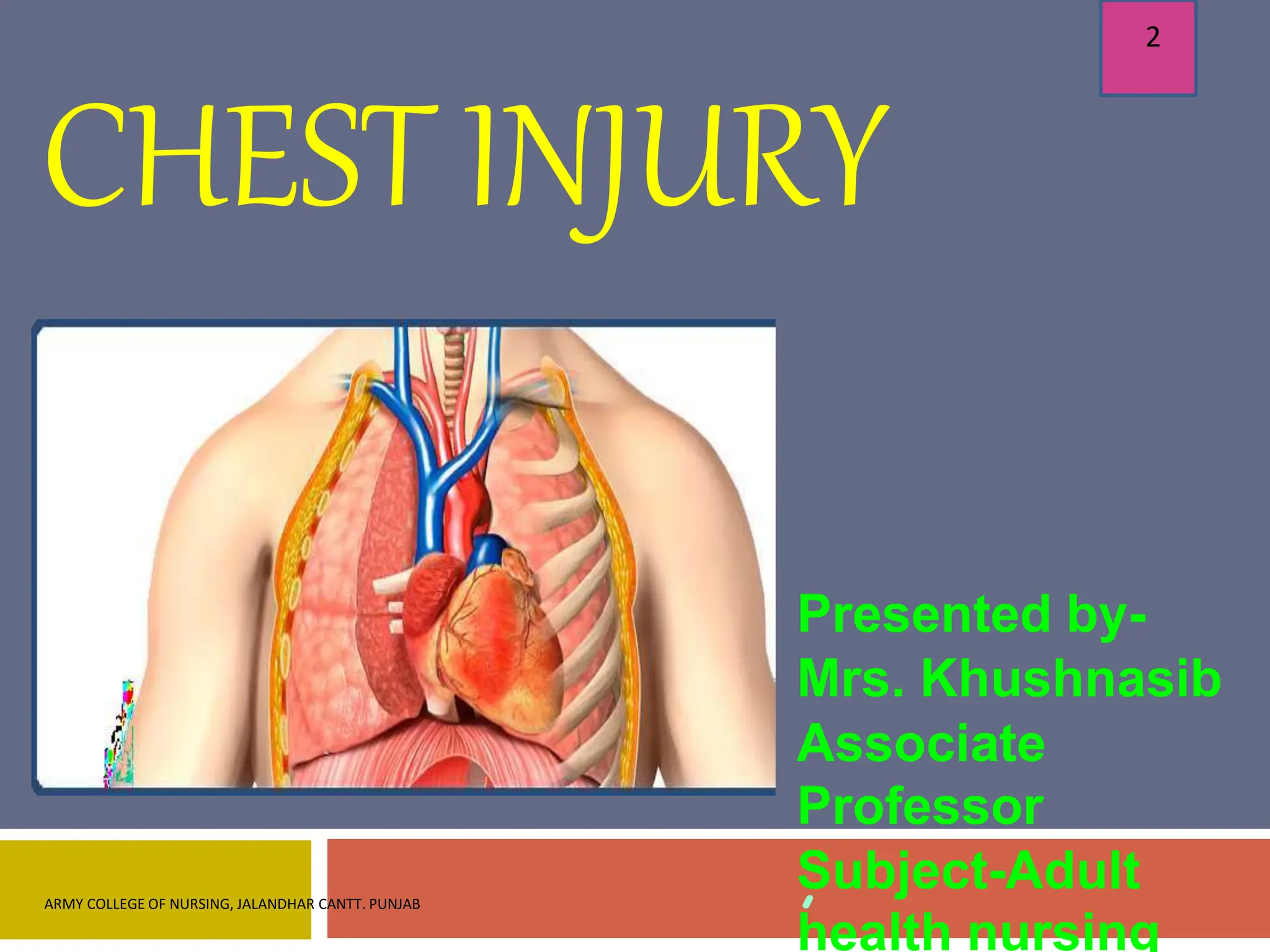 chest injuries and its treatment and nursing management .pptx