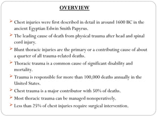Chest injuries.ppt in surgery rotation 4.2 | PPT
