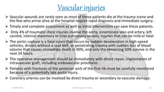 Innominate Rupture Management CHEST INJURIES AND TUMORS.pptx