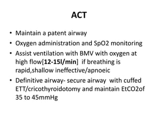 Spo2 Act chest injuries and the patient management | PPTX