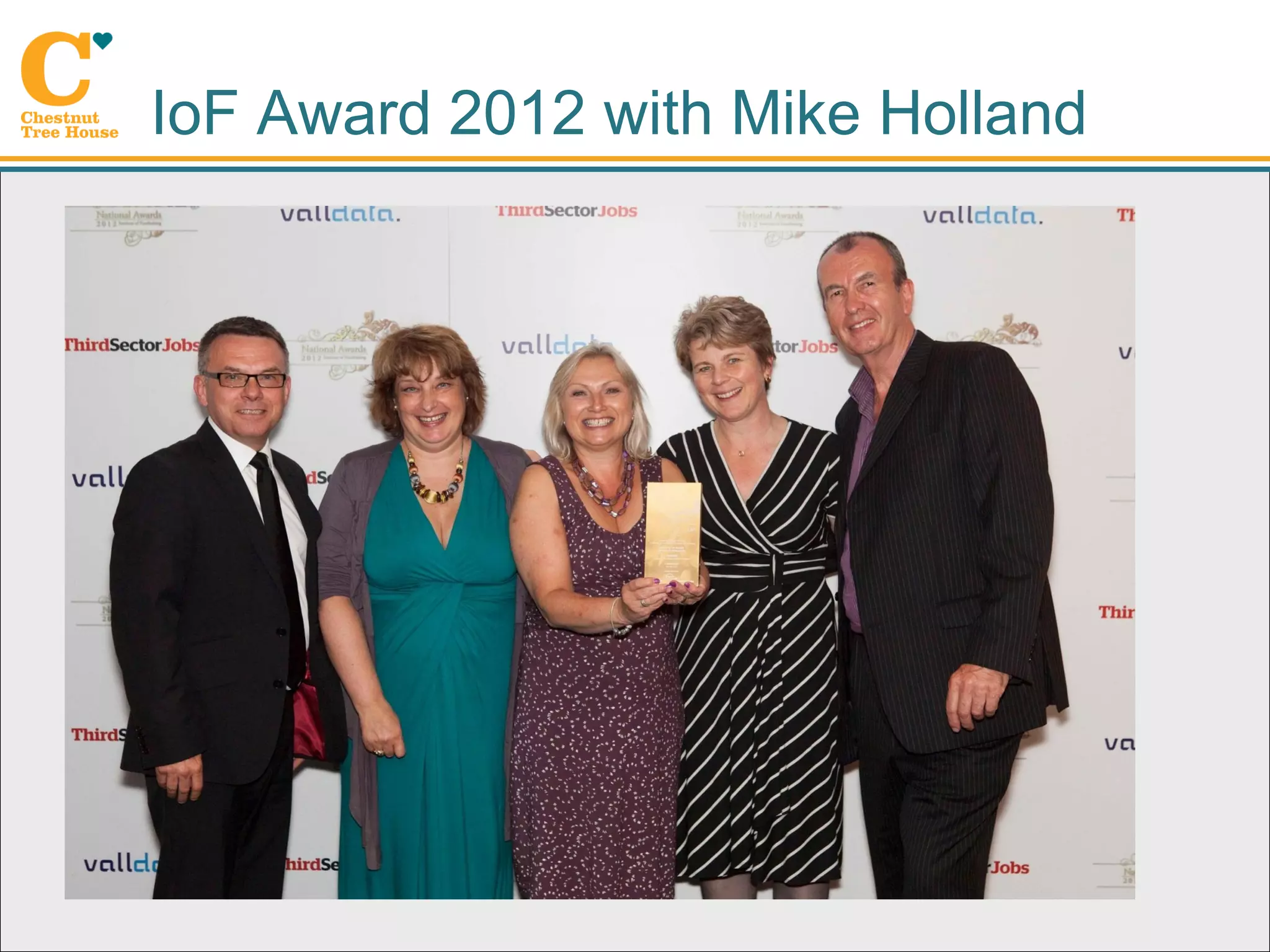 IoF Award 2012 with Mike Holland
 