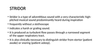 CHEST PAIN AND WHEEZE respiratory medicine | PPTX