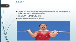 Chest pain Case Presentation with management | PPTX