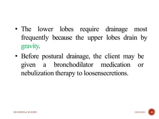 Chest physiotherapy | PPTX