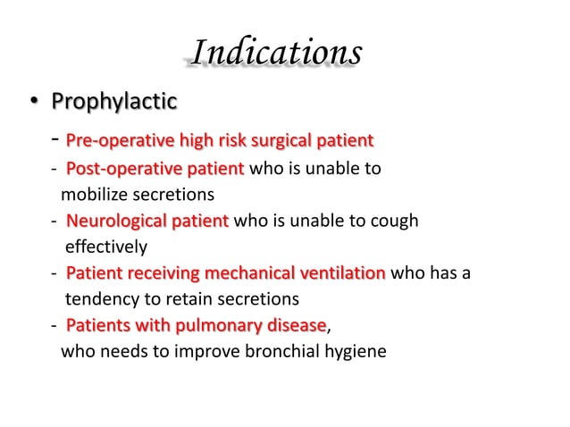 Chest Physiotherapy In Icu Pptx