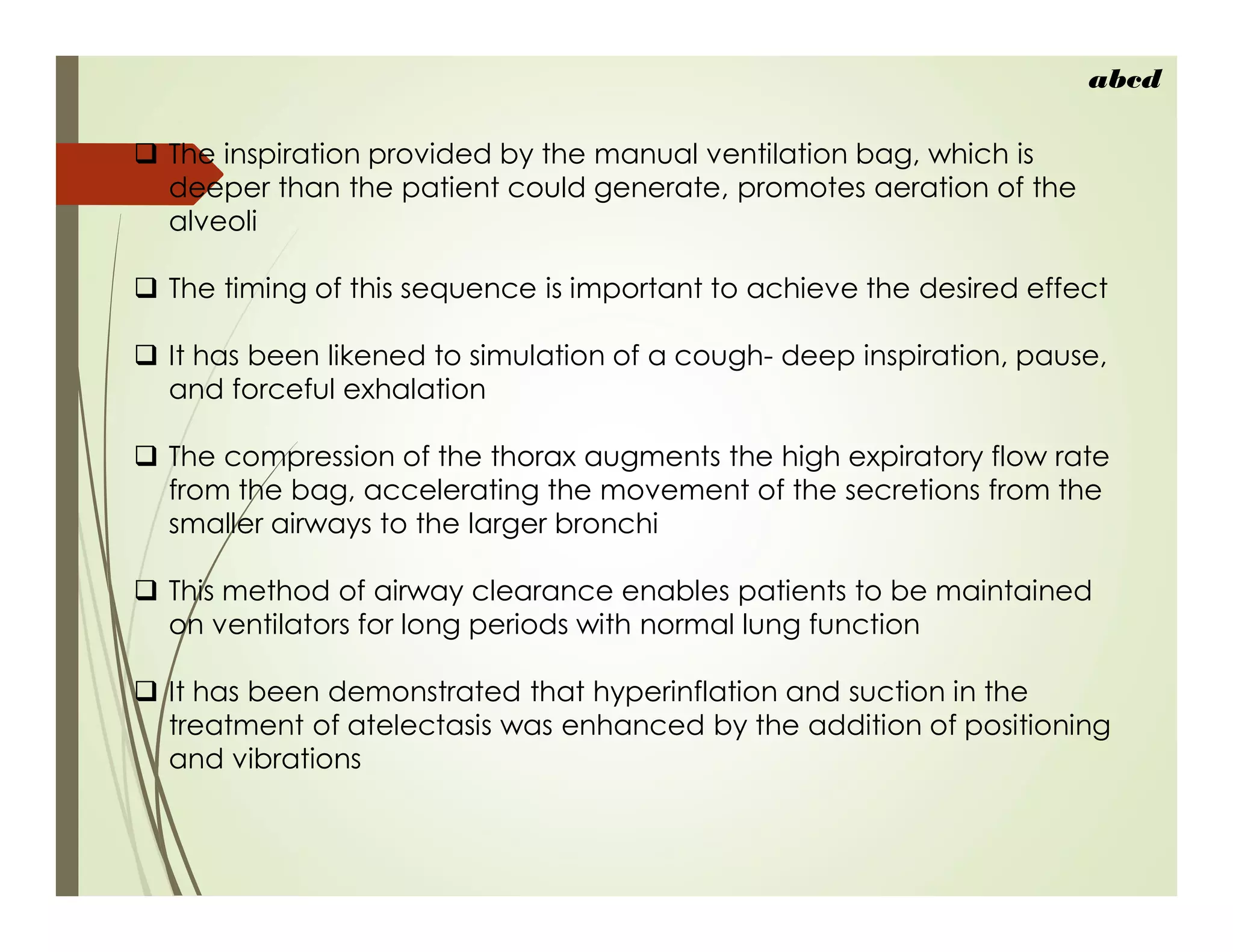 Chest physiotherapy | PDF
