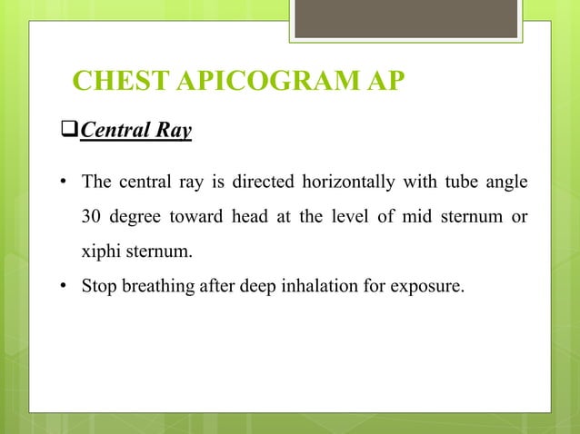 CHEST RADIOGRAPHY - Routine & special radiographs | PPTX