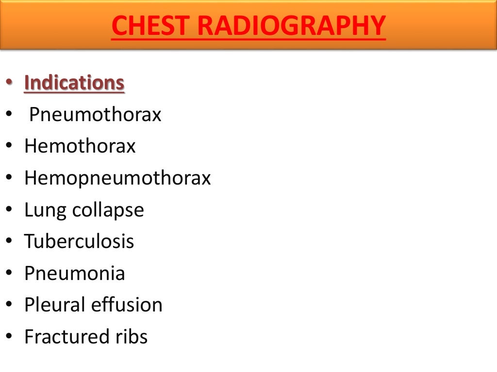 Chest radiography ppt