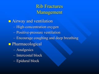 Ventilating Rib Chest trauama | PPTX