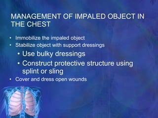 Impaled Object Example Chesttrauma | PPT