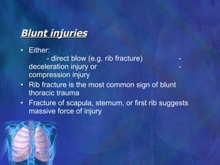 Chesttrauma | PPT