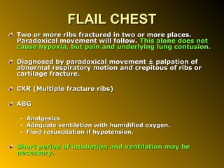 Chest trauma | PPT
