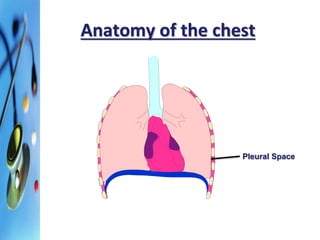 Anatomy of the chest 
Pleural Space 
 