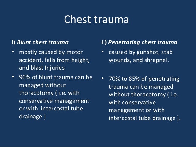 Chest Trauma