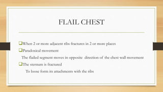 Chest trauma | PPTX