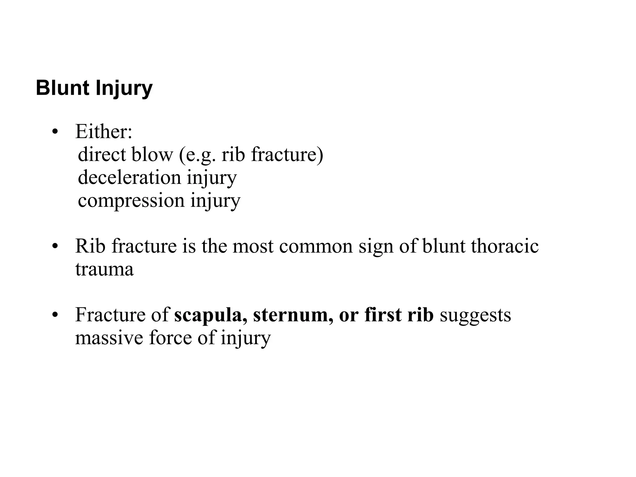 Chest trauma | PPT