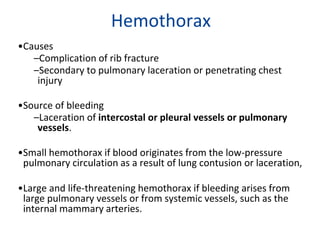 Chest trauma | PPT