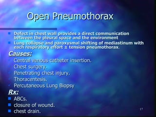 Chest trauma nur 415-fall 2009 | PPT