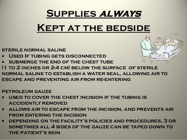 Chest tube care copy