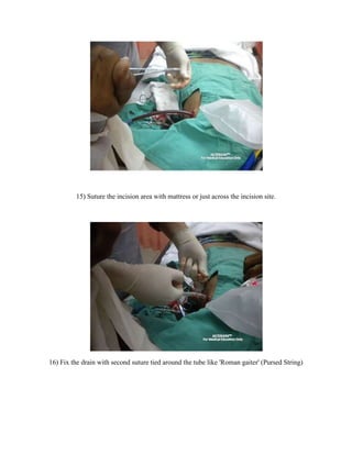 Underwater drainage bottle