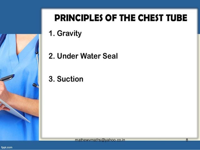 Nursing care patient with Chest tube ppt