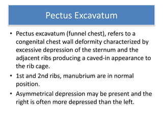 Chest wall deformity | PDF