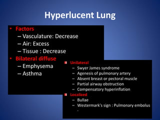 Chest x. ray interpretation and teaching | PPTX