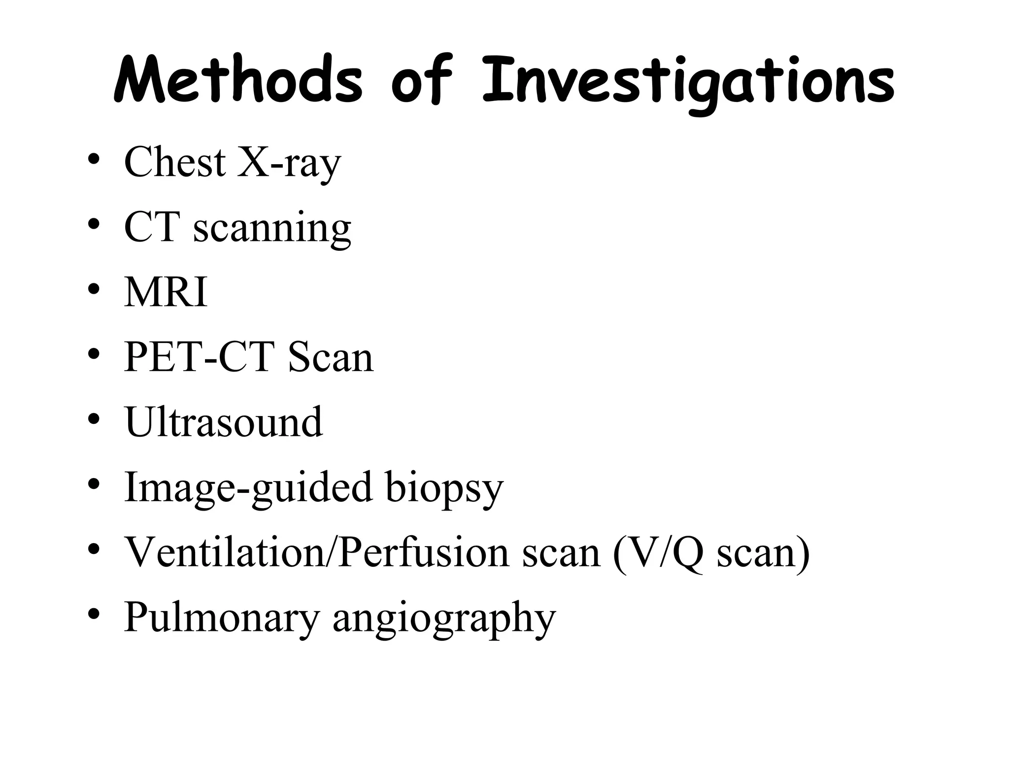 Chest x ray and other imaging investigations of chest by dr bishnu | PDF