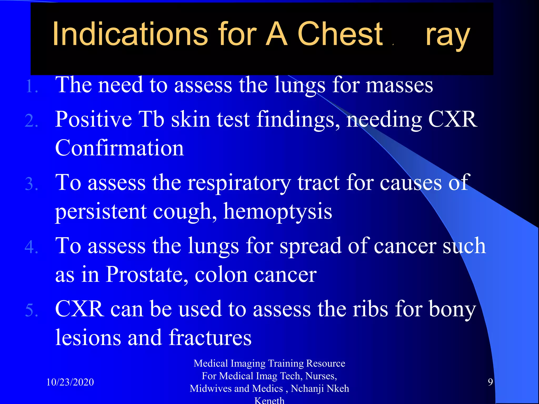 Testing Cxr Chest x ray cxr and pathologies radiology training resource nchanji ...