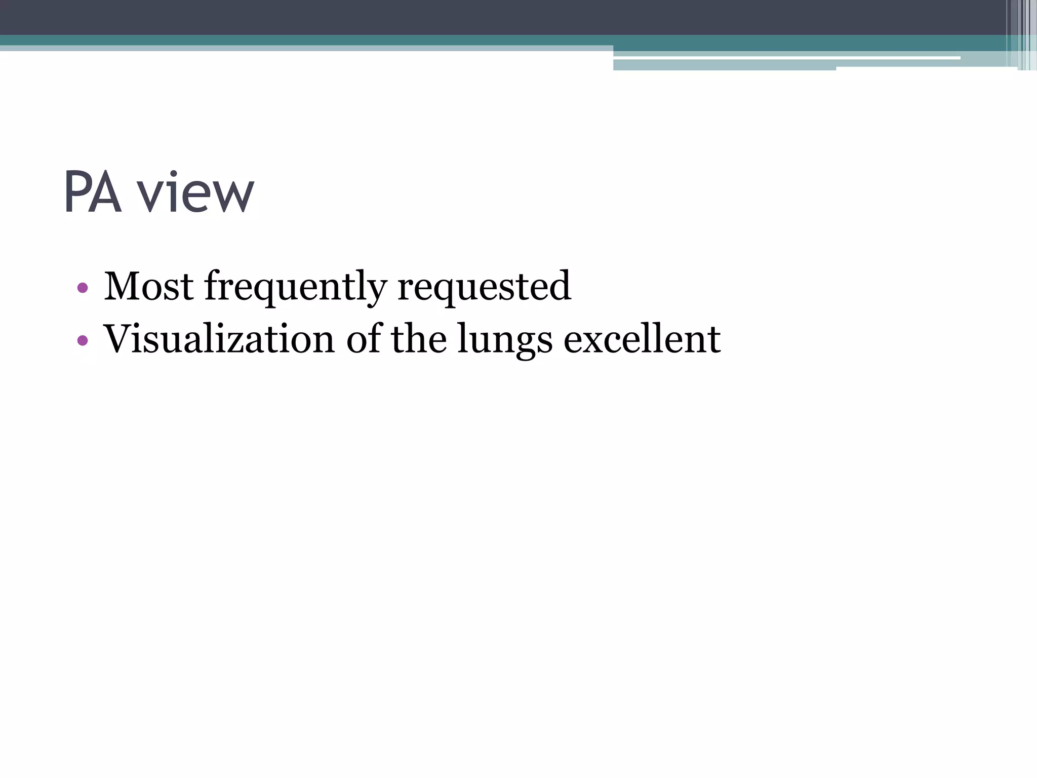 Chest X Ray Positioning Pptx