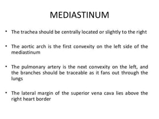 MEDIASTINUM
 