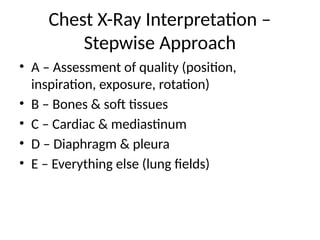Comprehensive Guide to Chest X-Ray Interpretation and Lung Sounds in ...